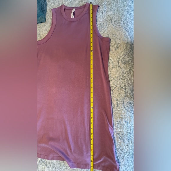 Lululemon All Yours Tank Dress Color Pink Vitasea Midi - Picture 10 of 11